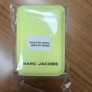 Marc Jacobs Neon Yellow Card Holder